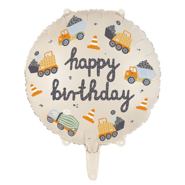 Balon z napisem happy birthday.