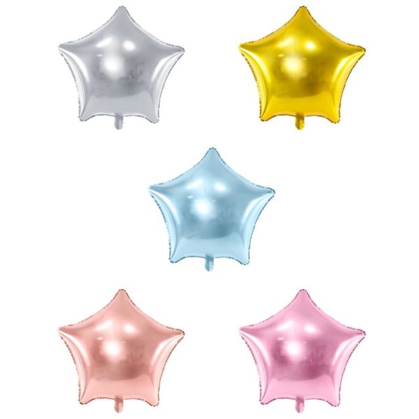 Balon foliowy gwiazdka w kolorach do wyboru.
