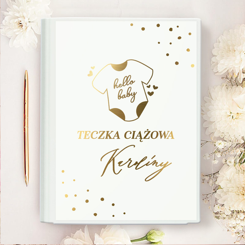 Teczka ciążowa z personalizowaną okładką