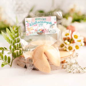 ciasteczko-wialkanoc Zaskocz swoich bliskich oryginalnym prezentem - ciasteczka z wróżbą na Wielkanoc.