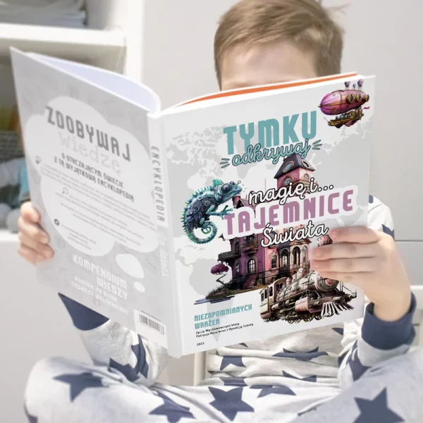 Encyklopedia wiedzy dla dziecka z personalizowaną okładką