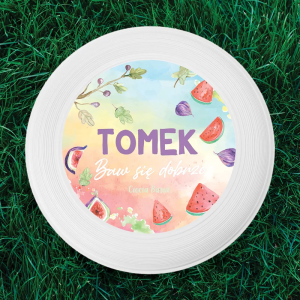 Frisbee z imieniem - idealny prezent dla dziecka.