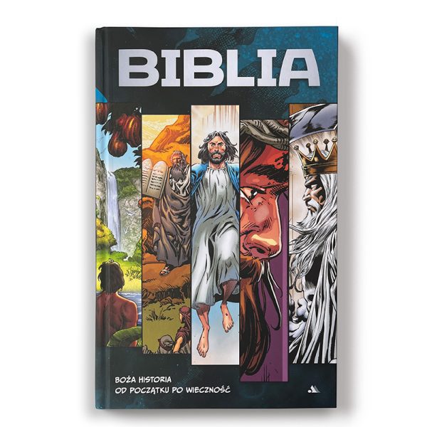 Komiks przedstawiający Pismo Święte. Biblia w komiksowym wydaniu na prezent.