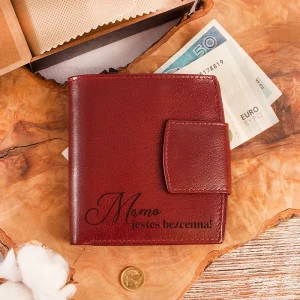 Skórzany portfel damski dla mamy