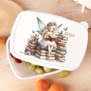 Śniadaniówka do szkoły dla dziewczynki. Praktyczny lunchbox z przegródkami.