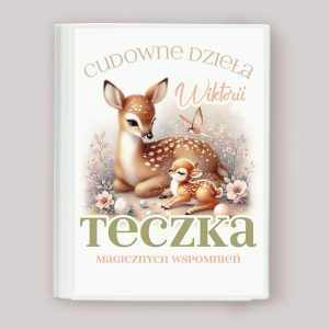 Teczka na rysunki z imieniem dziecka. Teczka z imieniem dziecka.