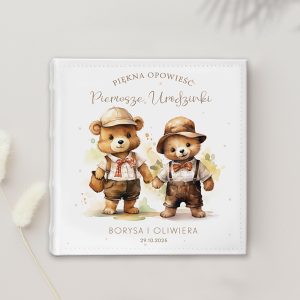 Album na zdjęcia na Baby Shower. Album pieszonkowy na prezent. Album na zdjęcia od narodzin. Album na zdjęcia dziecka.