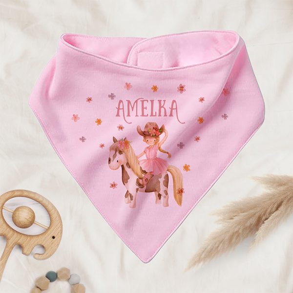 Personalizowana bandana dla dziewczynki z imieniem