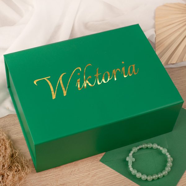 Elegancki PREZENT Na Komunię Świętą w Pudełku z Imieniem - obrazek 3