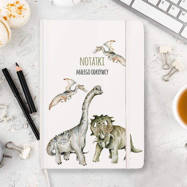 Notes dla fana dinozaurów prezent dla małego odkrywcy