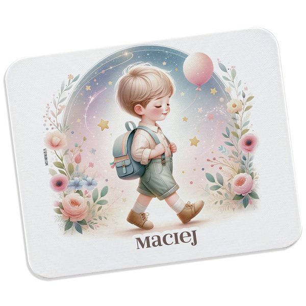 Personalizowana podkładka pod mysz dla dzieci z imieniem