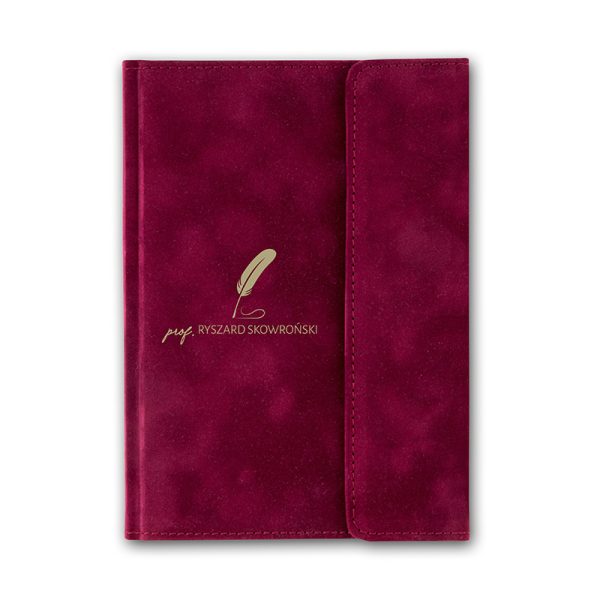 Elegancki NOTES Welurowy Praktyczny Prezent Dla Nauczyciela - obrazek 4