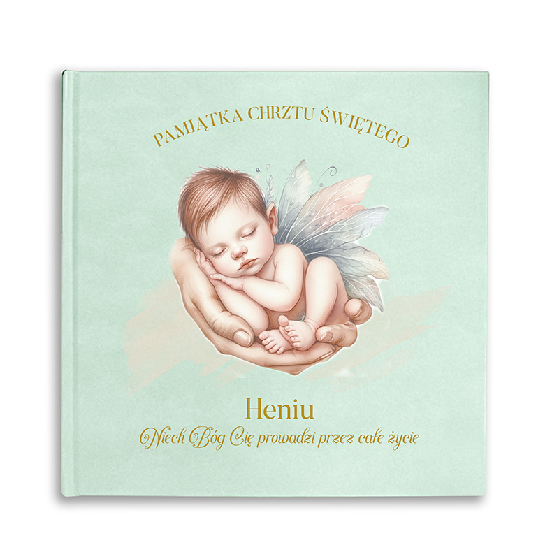 ALBUM Welurowy Elegancki Prezent na Chrzest dla Chłopca - obrazek 8