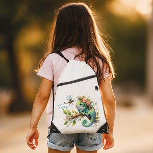 worek-kameleon Kolorowy worek sportowy z nadrukiem i imieniem dziecka.