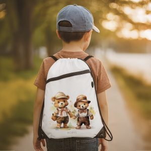 Worek dla pierwszoklasisty z imieniem i nadrukiem.