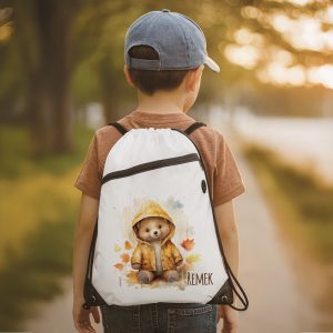 Personalizowany worek z imieniem idealny na WF i basen.