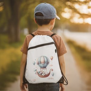 Worek na wf dla chłopca z imieniem i nadrukiem.