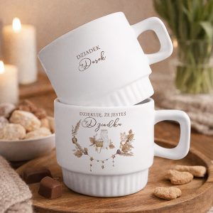 filizanka-dla-dziadka-z-imieniem Ryflowana filiżanka dla Dziadka z napisem „Dziękuję, że jesteś”