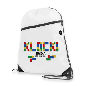 Worek plecak jako gadżet dla chłopca fana LEGO.