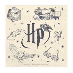 serwetki-na-przyjecie-w-stylu-harrego-pottera.jpg Papierowe serwetki z motywem Harry Potter i magicznymi ilustracjami.