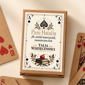 KARTY do Gry Talia Wdzięczności Upominek na Dzień Nauczyciela